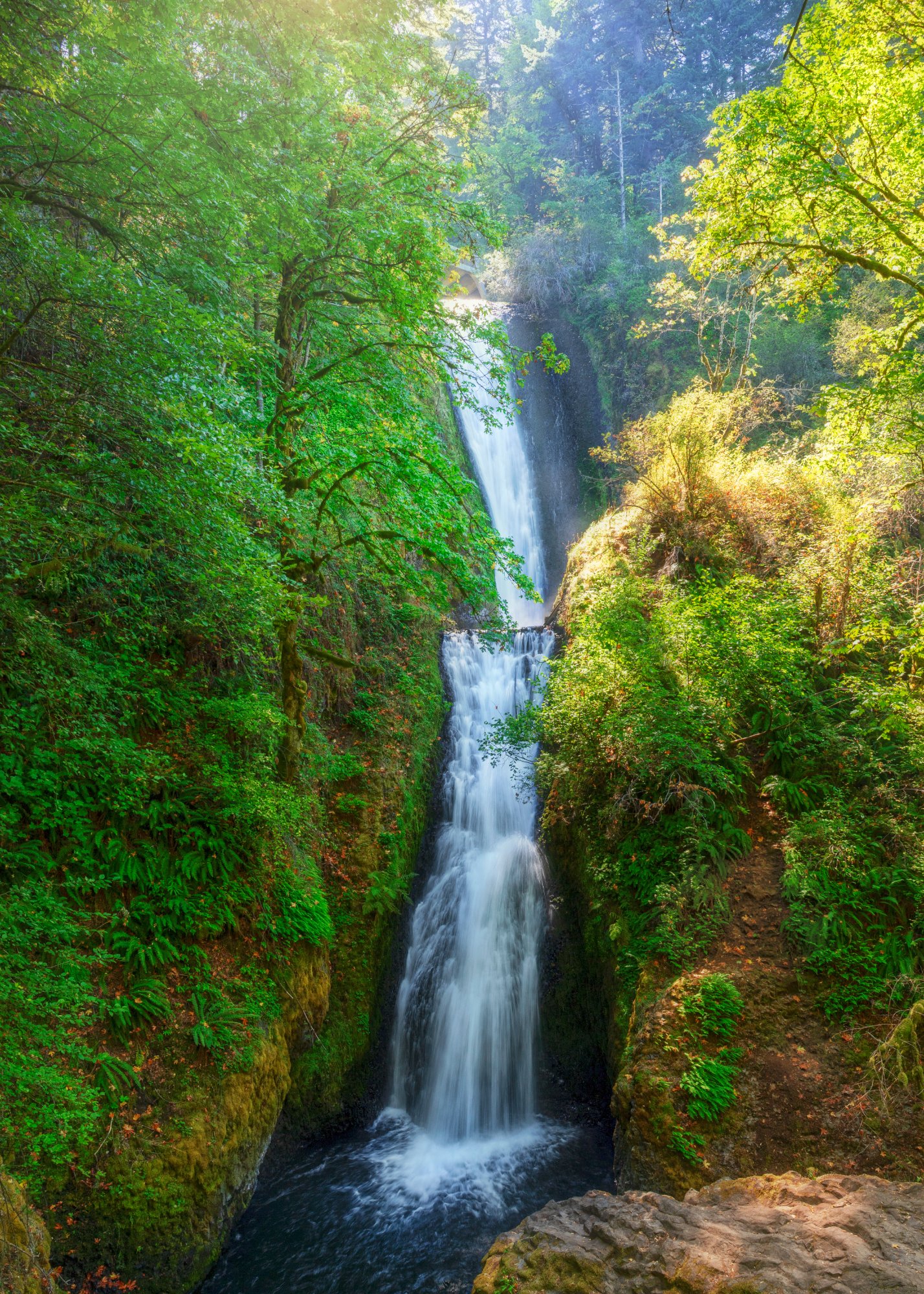 Bridal Veil Falls Oregon long exposure waterfall photography print by Dan Sproul