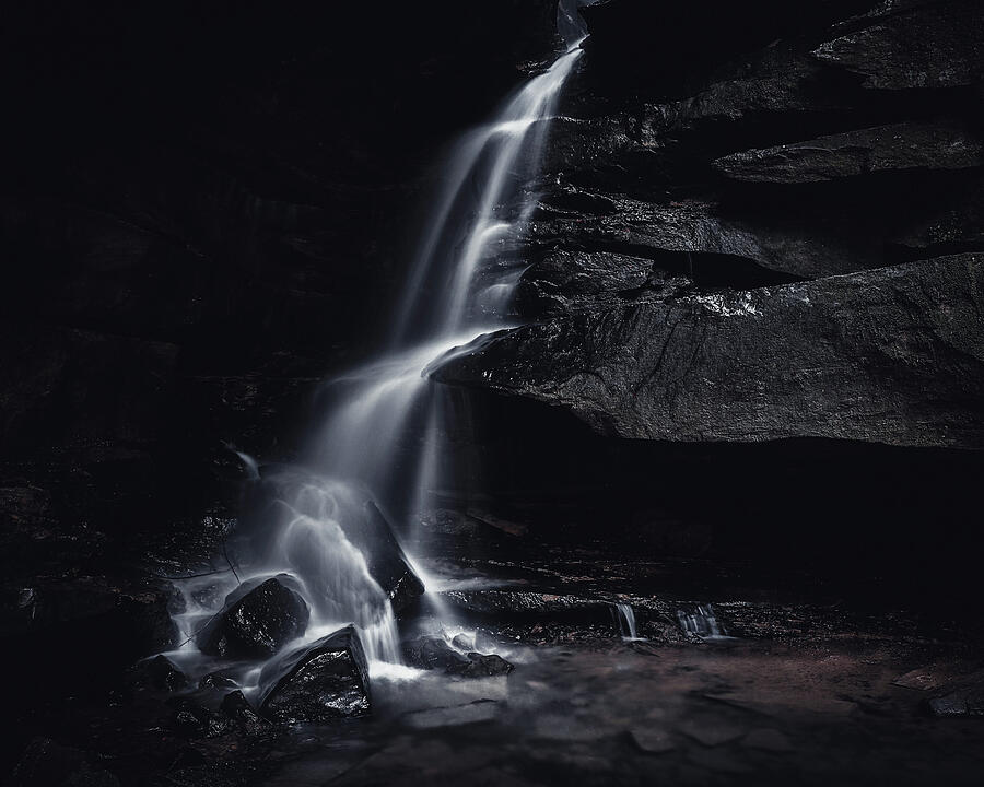 Broken Rock Falls Hocking Hills Ohio waterfall photography by Dan Sproul