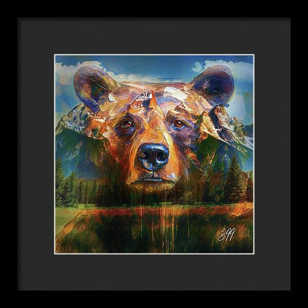 399 Grizzly Tribute Memorial - Framed Print