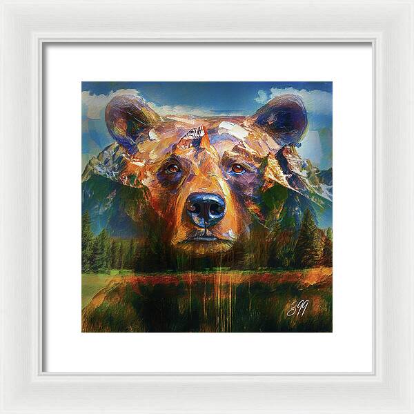 399 Grizzly Tribute Memorial - Framed Print