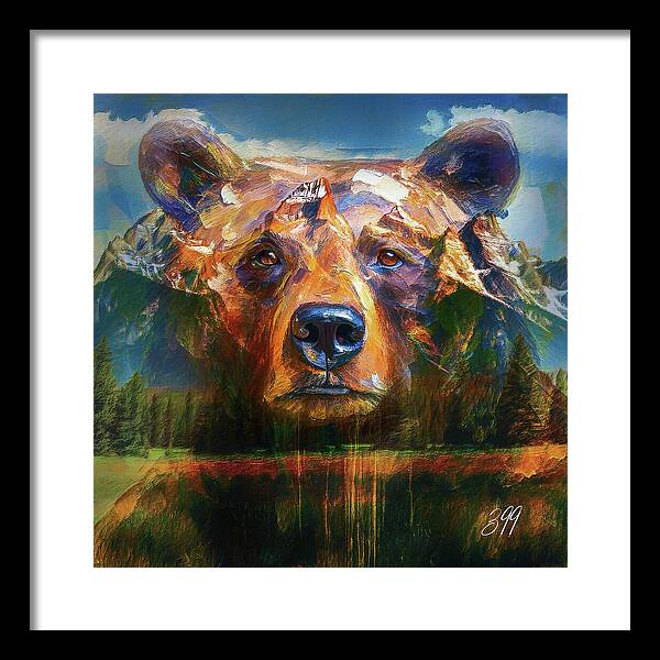 399 Grizzly Tribute Memorial - Framed Print