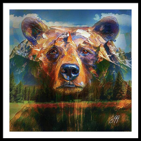 399 Grizzly Tribute Memorial - Framed Print