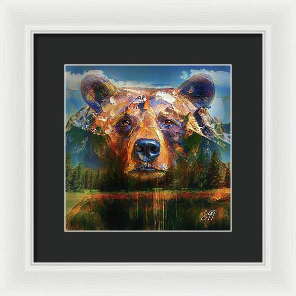 399 Grizzly Tribute Memorial - Framed Print