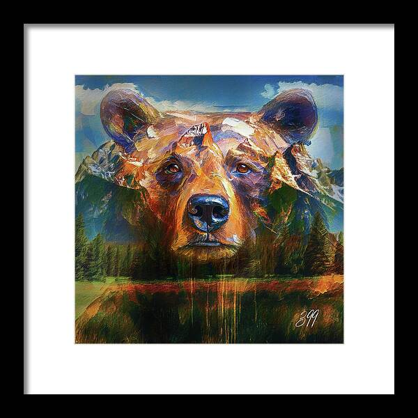 399 Grizzly Tribute Memorial - Framed Print