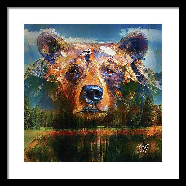 399 Grizzly Tribute Memorial - Framed Print