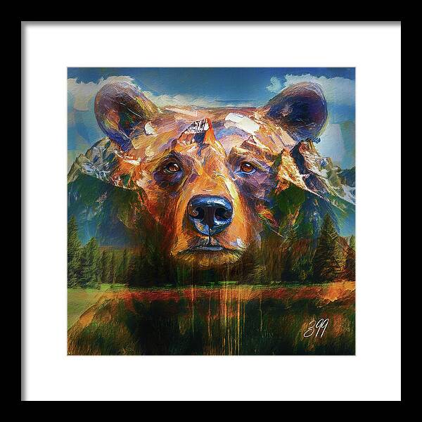 399 Grizzly Tribute Memorial - Framed Print