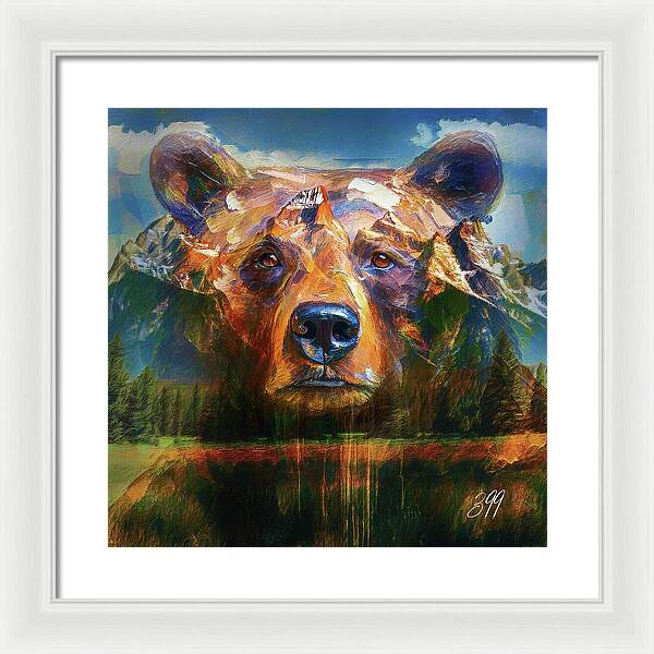 399 Grizzly Tribute Memorial - Framed Print