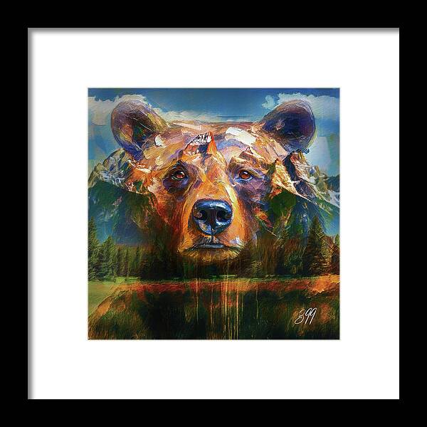 399 Grizzly Tribute Memorial - Framed Print