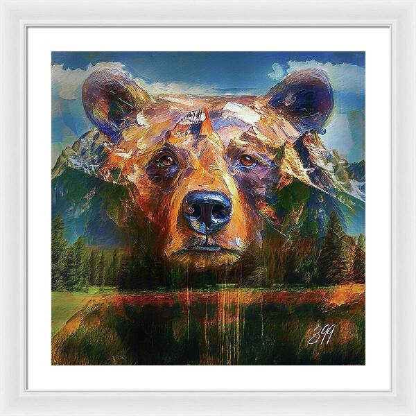 399 Grizzly Tribute Memorial - Framed Print