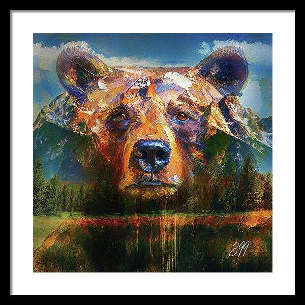 399 Grizzly Tribute Memorial - Framed Print