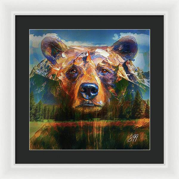 399 Grizzly Tribute Memorial - Framed Print