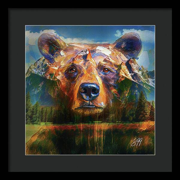 399 Grizzly Tribute Memorial - Framed Print