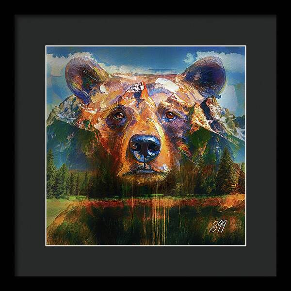 399 Grizzly Tribute Memorial - Framed Print