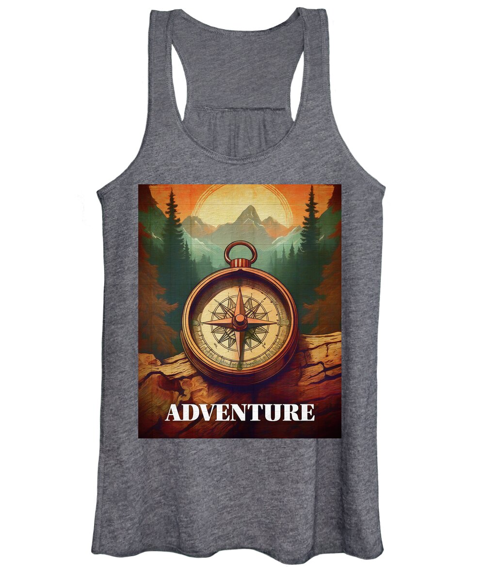 Adventure Compass Rustic - Women's Tank Top