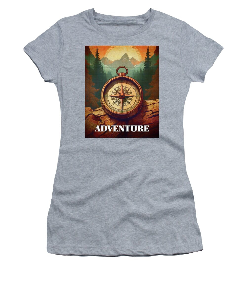 Adventure Compass Rustic - Women's T-Shirt