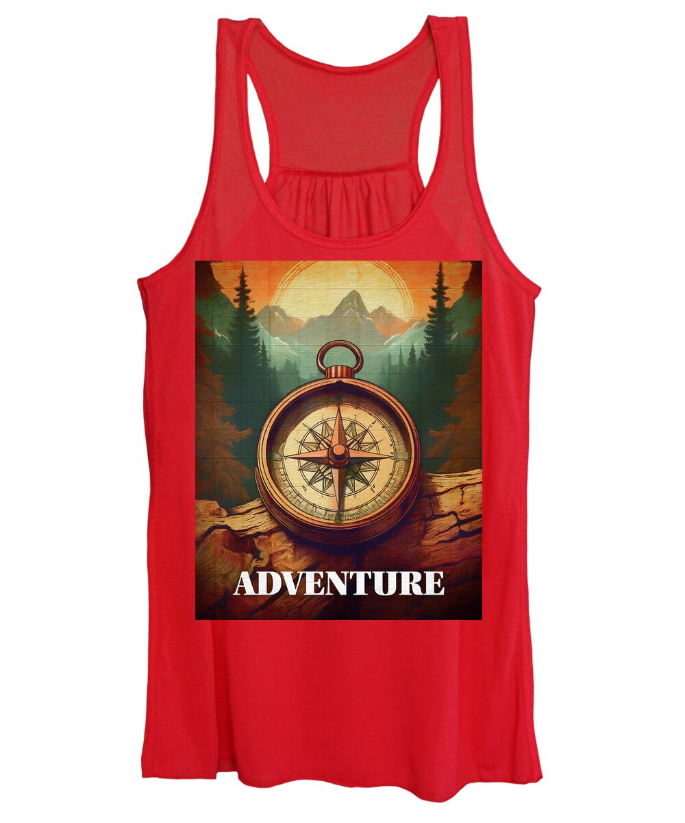 Adventure Compass Rustic - Women's Tank Top