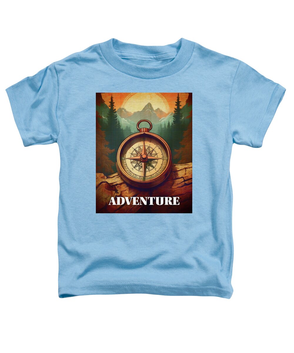 Adventure Compass Rustic - Toddler T-Shirt