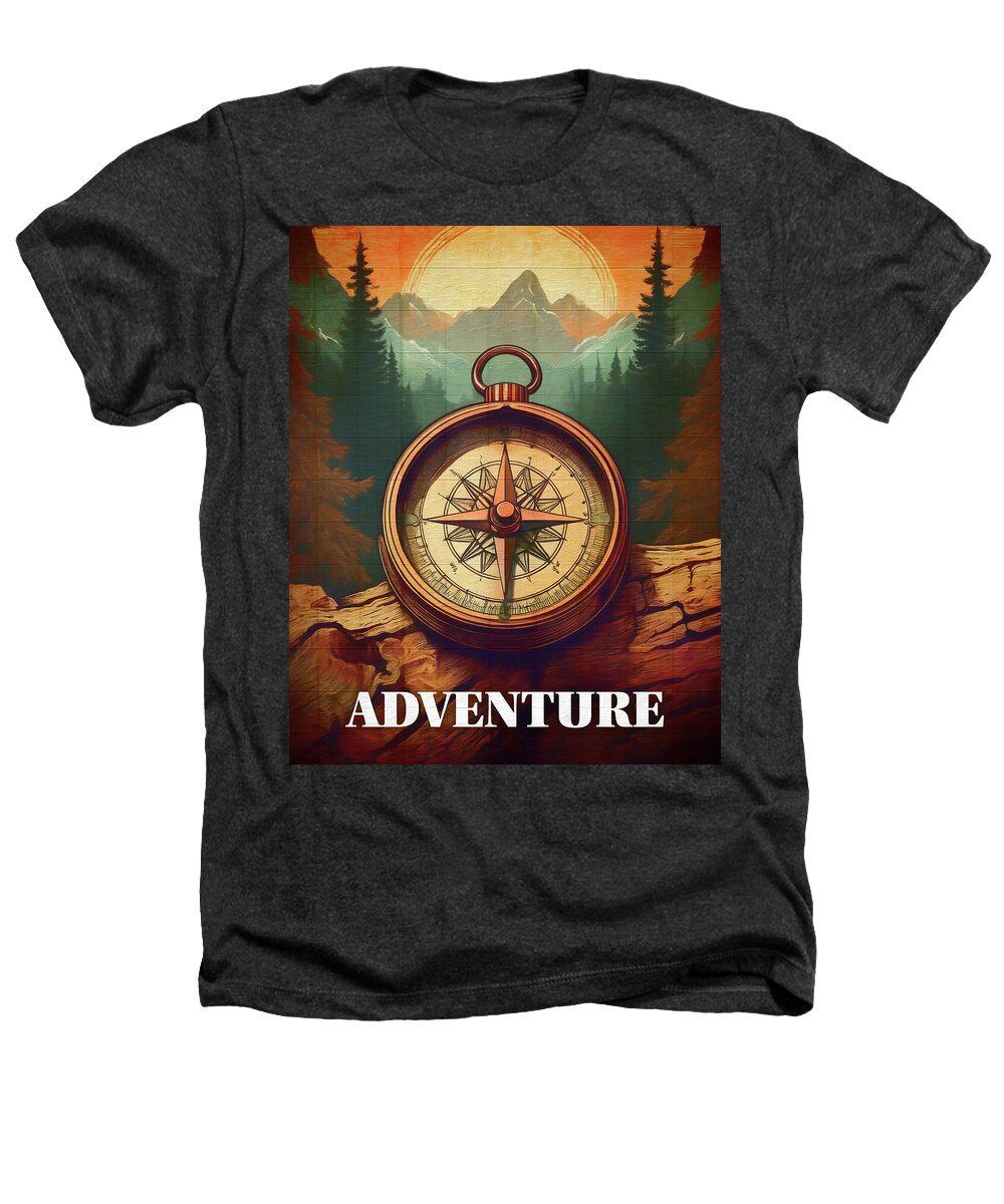 Adventure Compass Rustic - Heathers T-Shirt