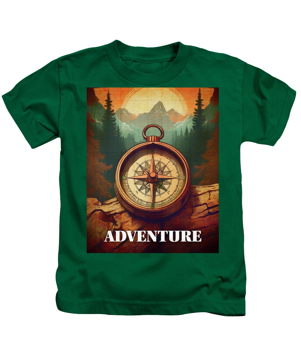 Adventure Compass Rustic - Kids T-Shirt