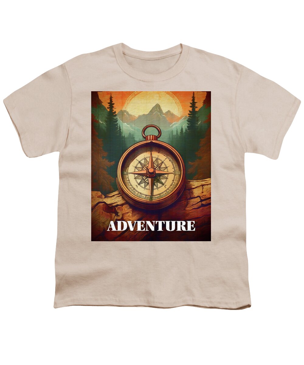 Adventure Compass Rustic - Youth T-Shirt