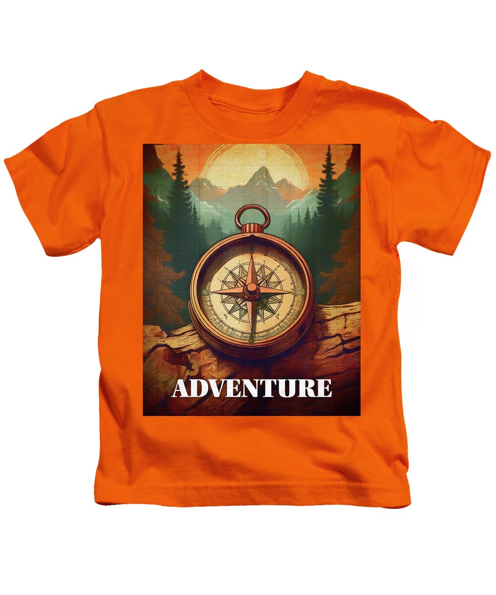 Adventure Compass Rustic - Kids T-Shirt