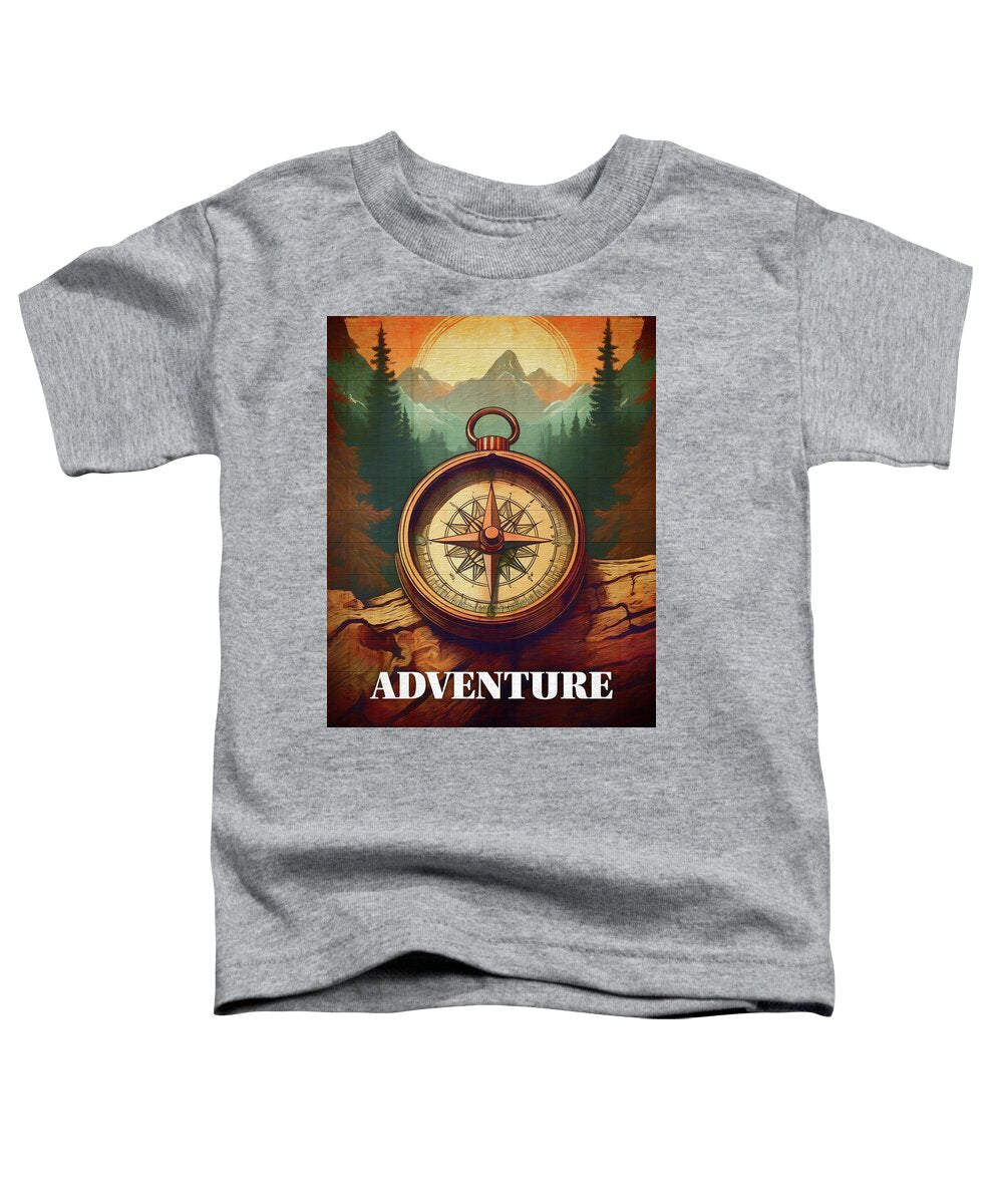 Adventure Compass Rustic - Toddler T-Shirt