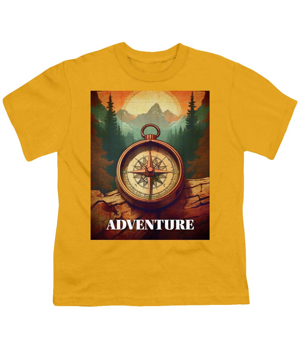 Adventure Compass Rustic - Youth T-Shirt