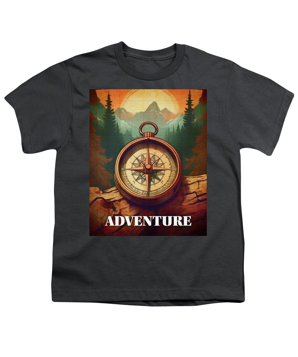 Adventure Compass Rustic - Youth T-Shirt