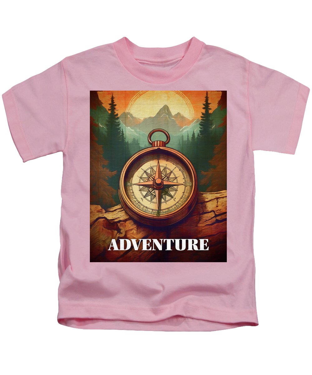 Adventure Compass Rustic - Kids T-Shirt