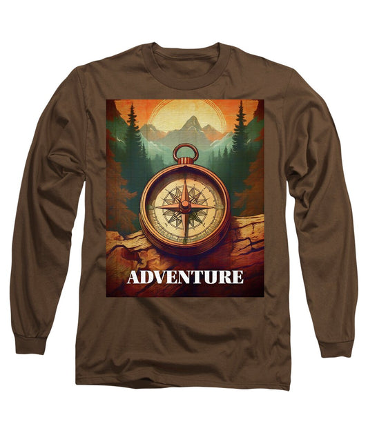 Adventure Compass Rustic - Long Sleeve T-Shirt