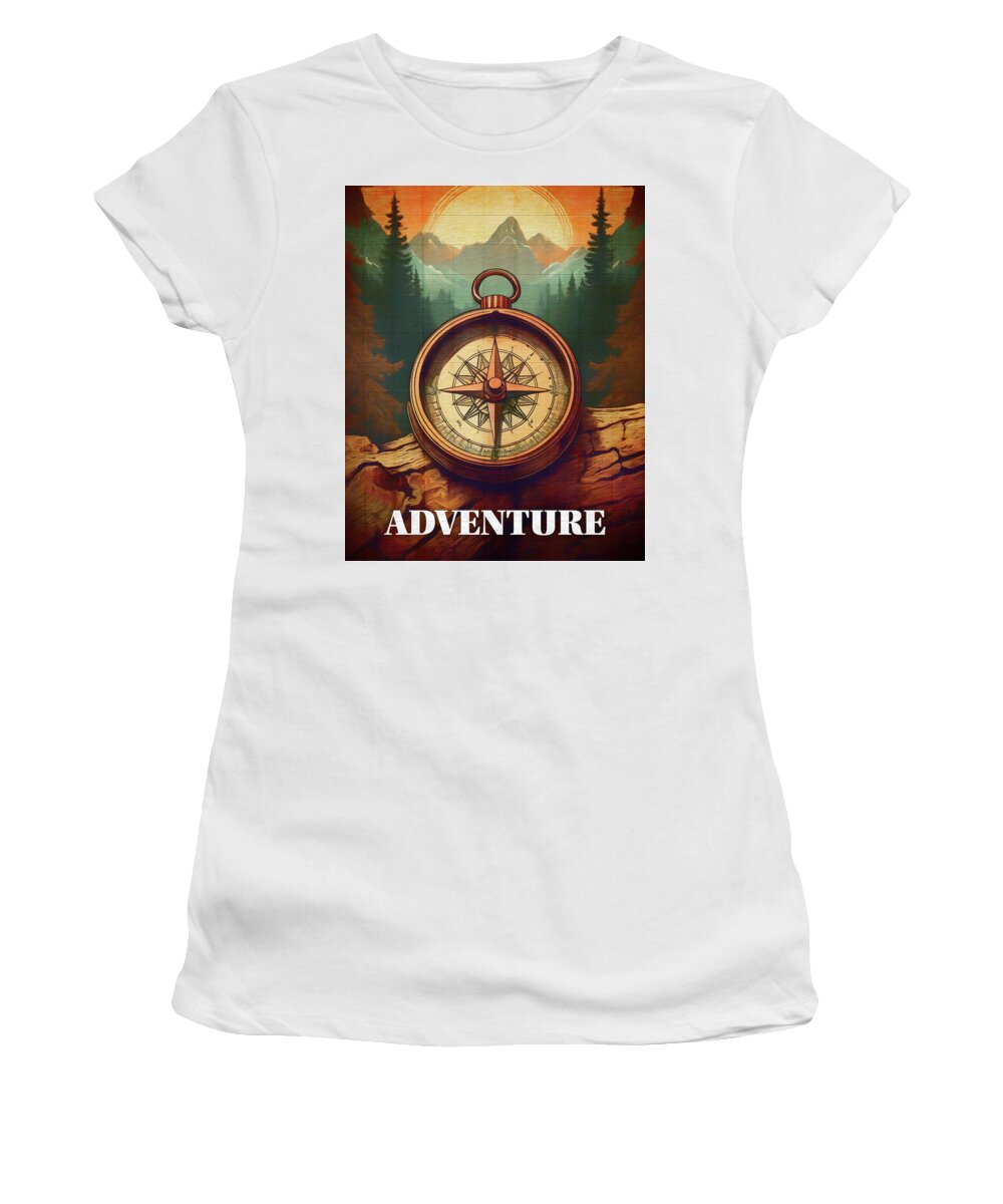 Adventure Compass Rustic - Women's T-Shirt