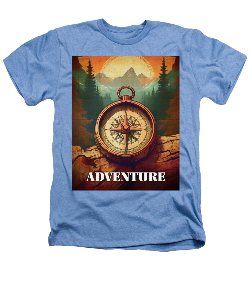 Adventure Compass Rustic - Heathers T-Shirt