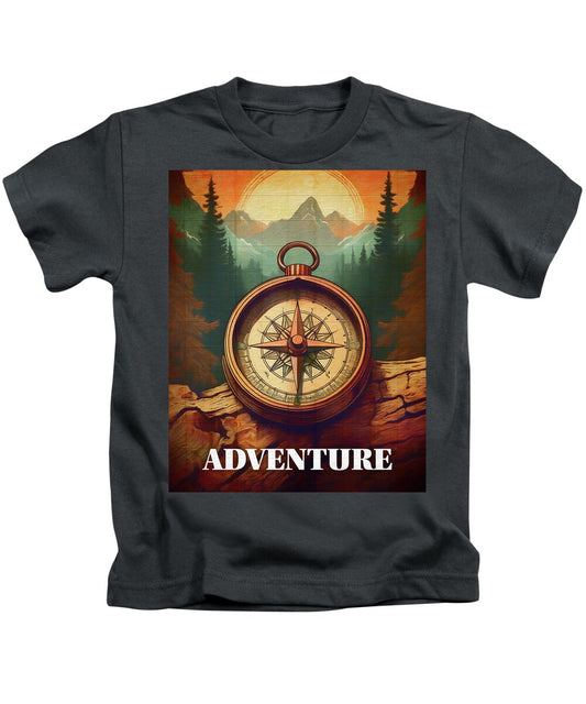 Adventure Compass Rustic - Kids T-Shirt