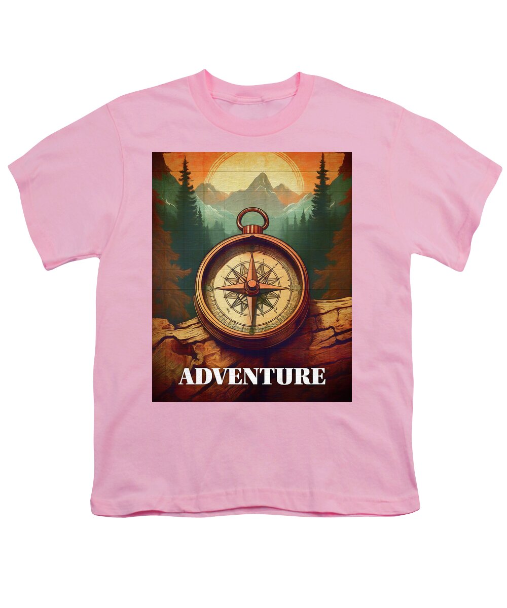 Adventure Compass Rustic - Youth T-Shirt