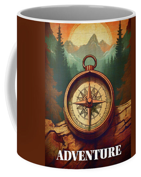 Adventure Compass Rustic - Mug