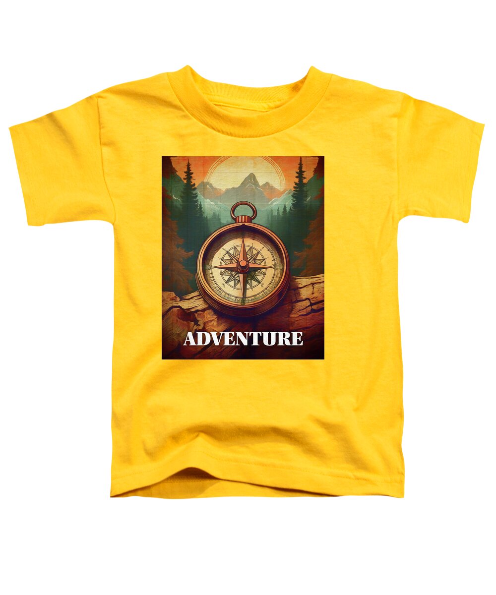 Adventure Compass Rustic - Toddler T-Shirt