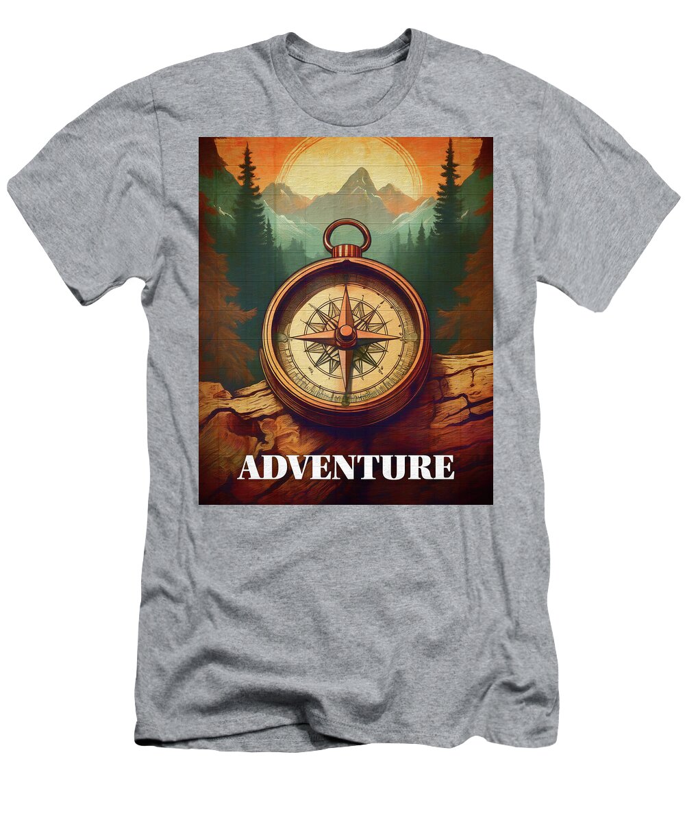 Adventure Compass Rustic - T-Shirt