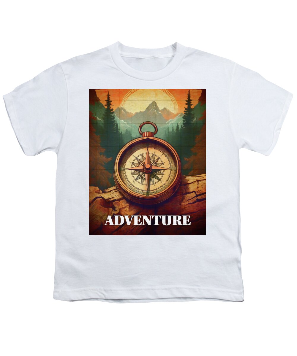 Adventure Compass Rustic - Youth T-Shirt