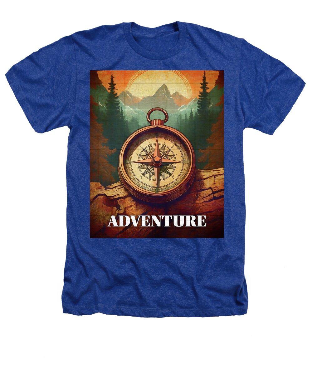 Adventure Compass Rustic - Heathers T-Shirt