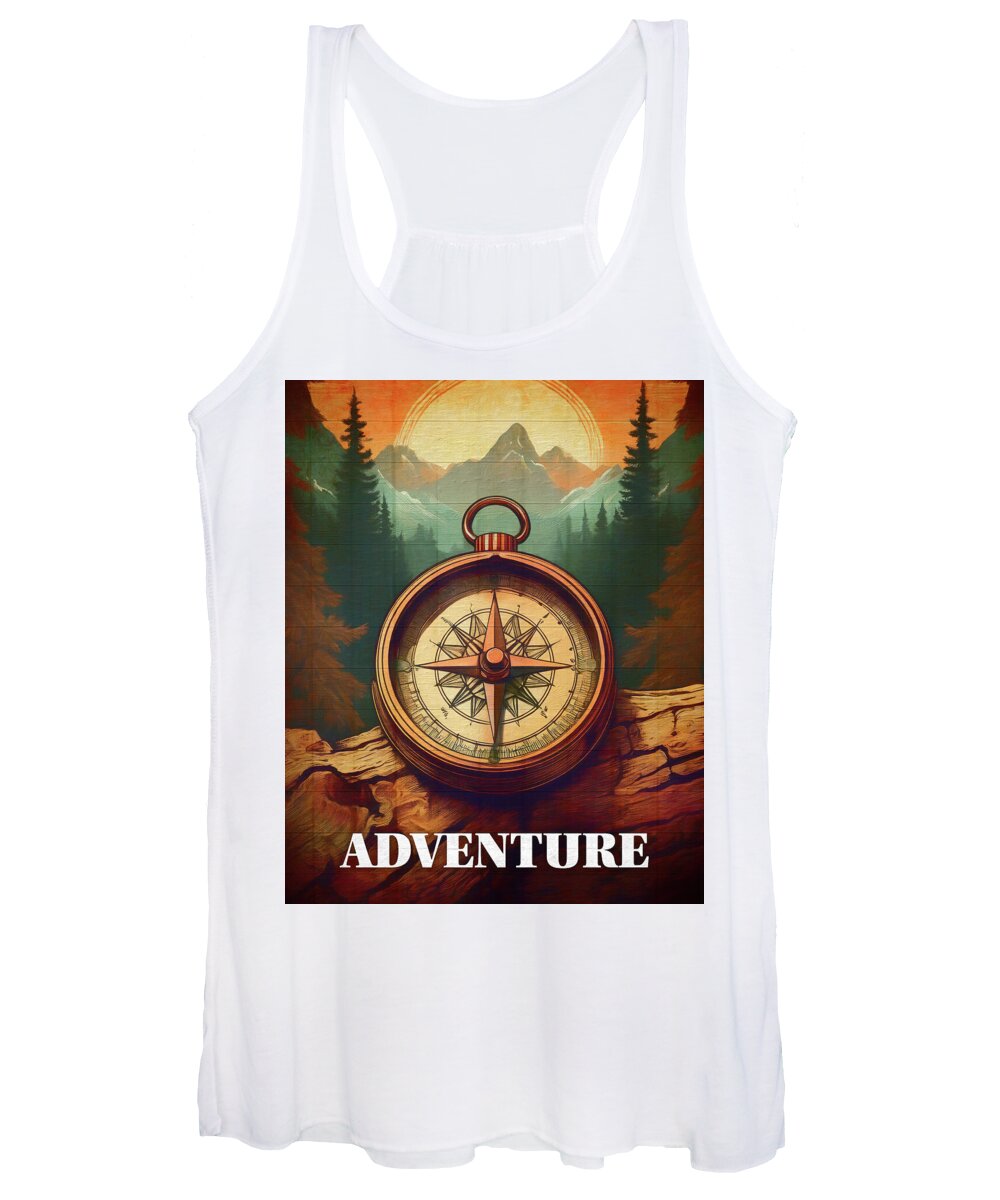 Adventure Compass Rustic - Women's Tank Top