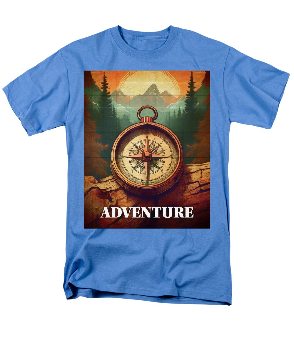 Adventure Compass Rustic - Men's T-Shirt  (Regular Fit)