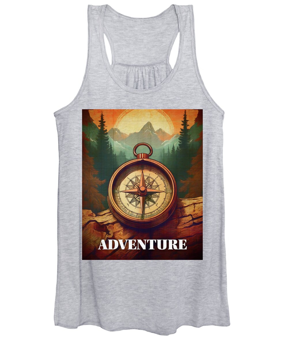 Adventure Compass Rustic - Women's Tank Top