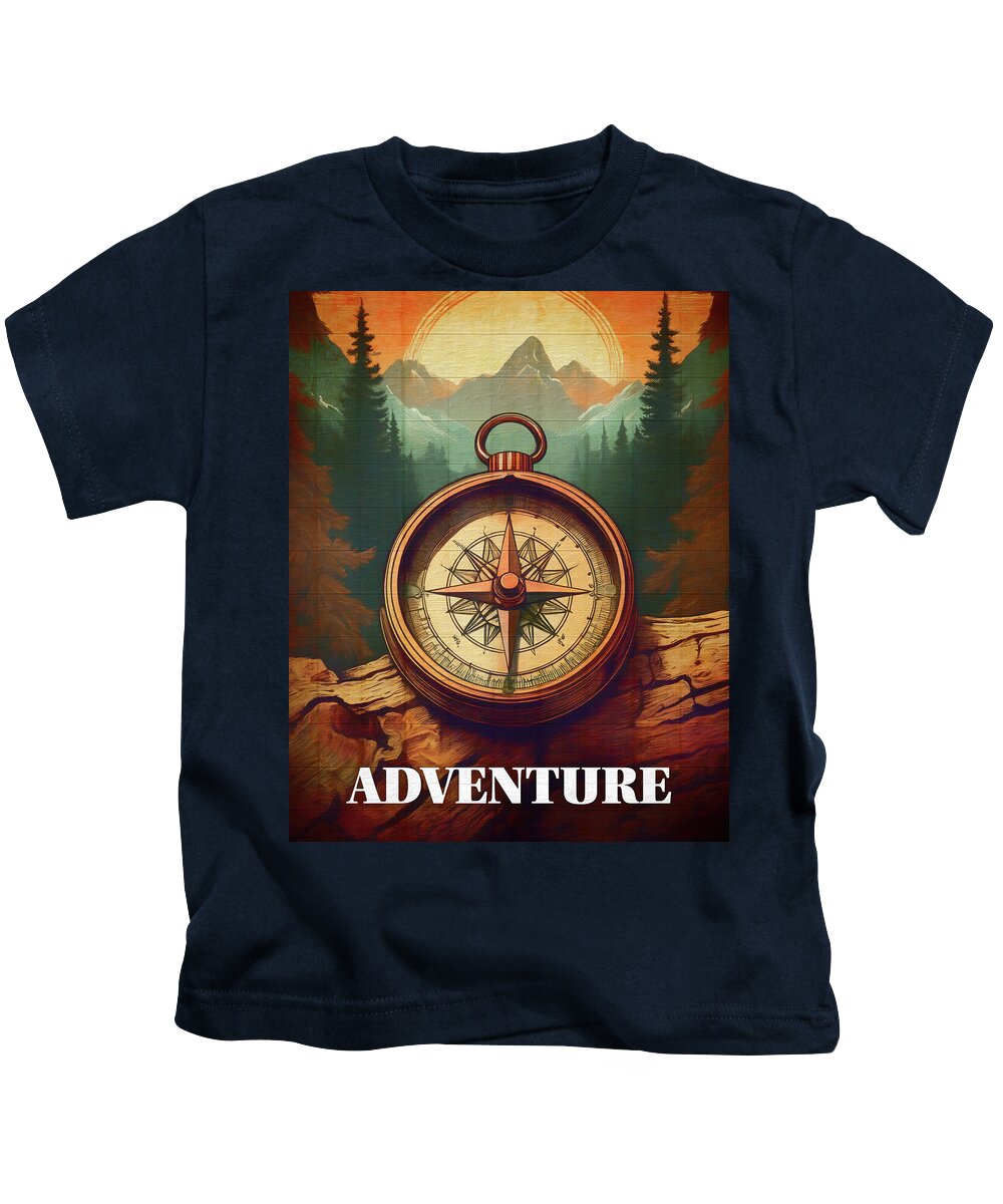 Adventure Compass Rustic - Kids T-Shirt