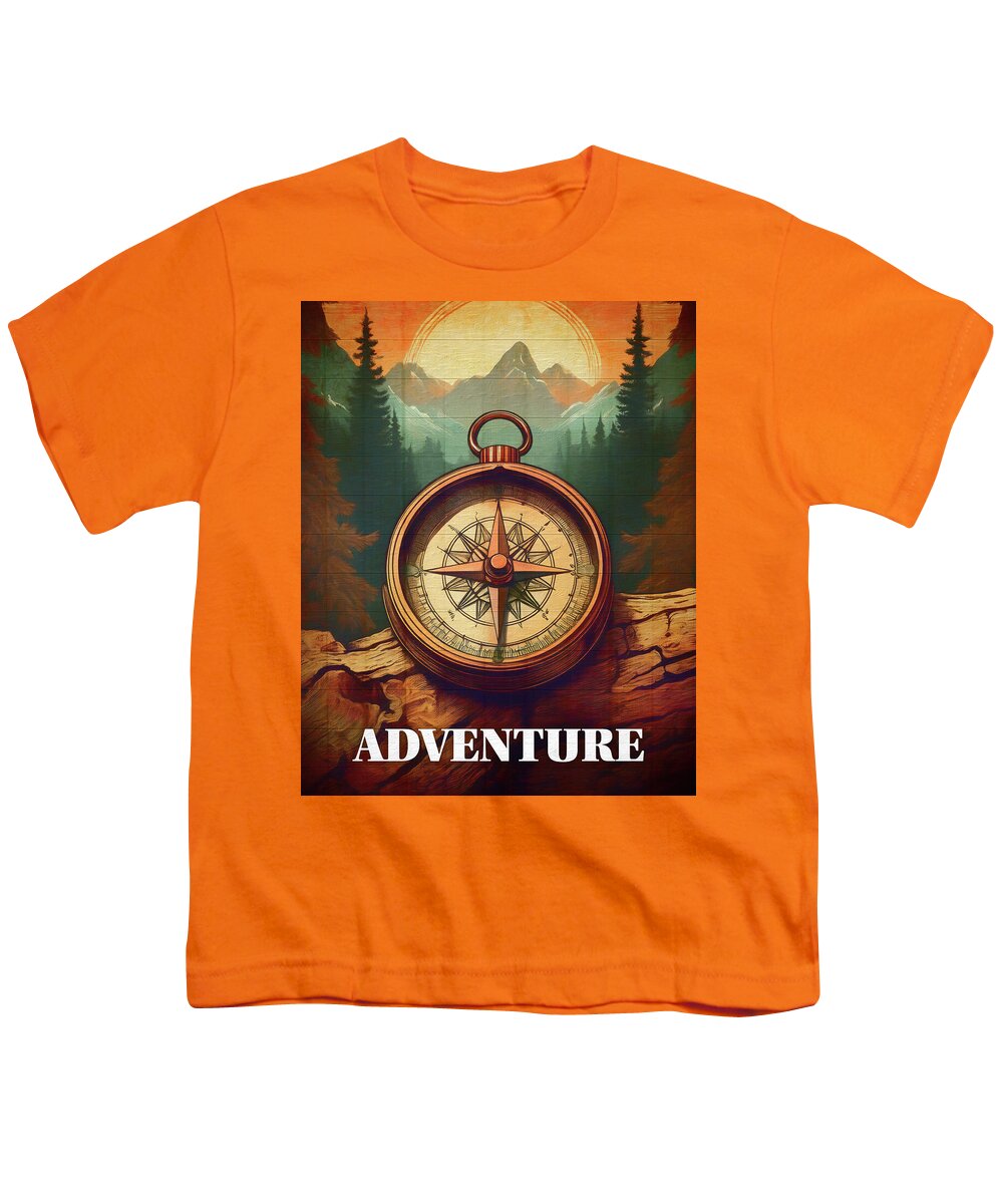 Adventure Compass Rustic - Youth T-Shirt