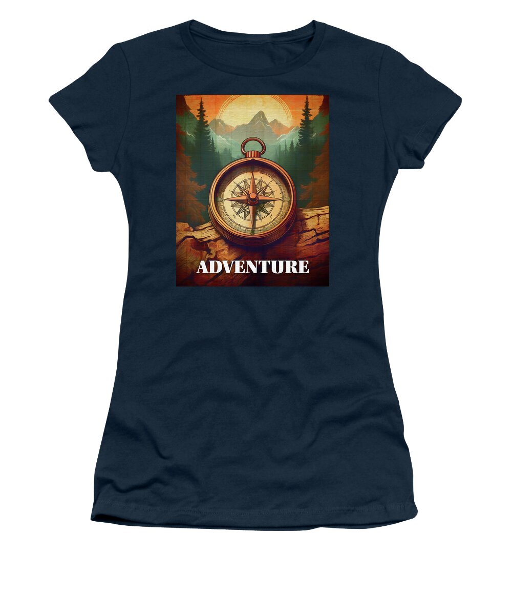 Adventure Compass Rustic - Women's T-Shirt