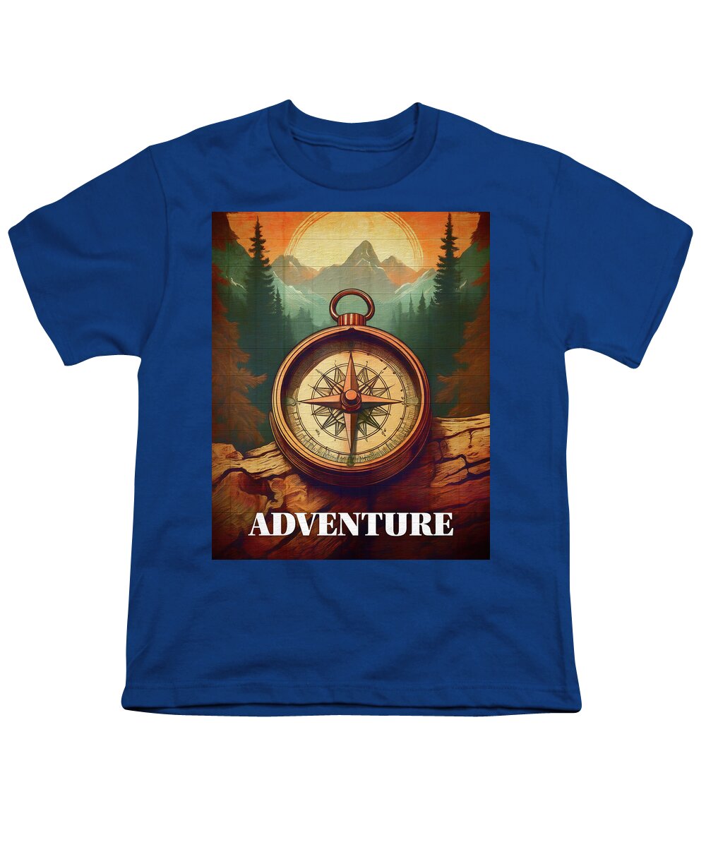 Adventure Compass Rustic - Youth T-Shirt