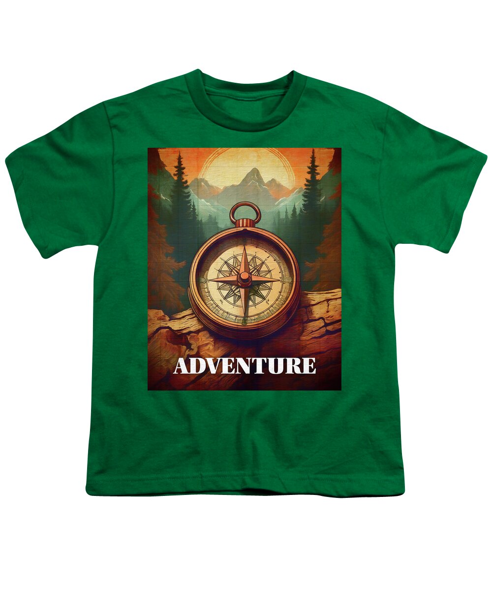 Adventure Compass Rustic - Youth T-Shirt