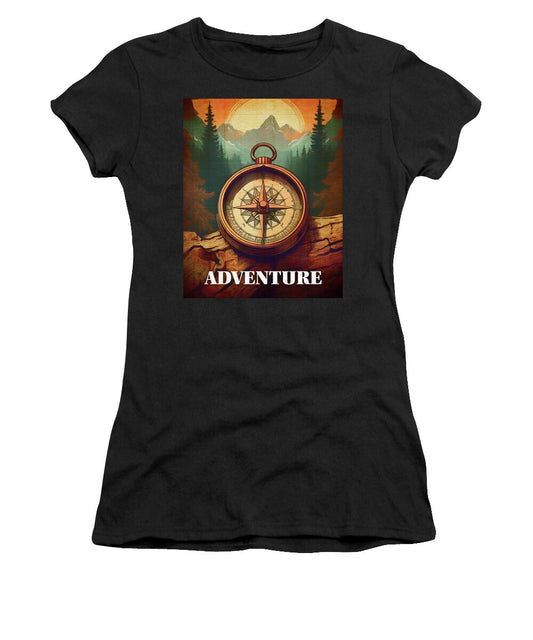 Adventure Compass Rustic - Women's T-Shirt