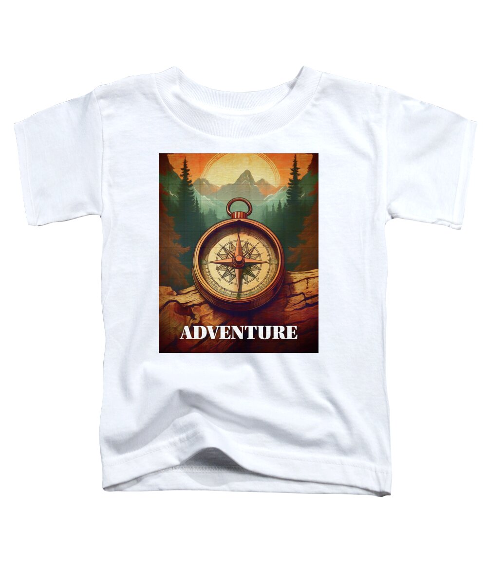 Adventure Compass Rustic - Toddler T-Shirt