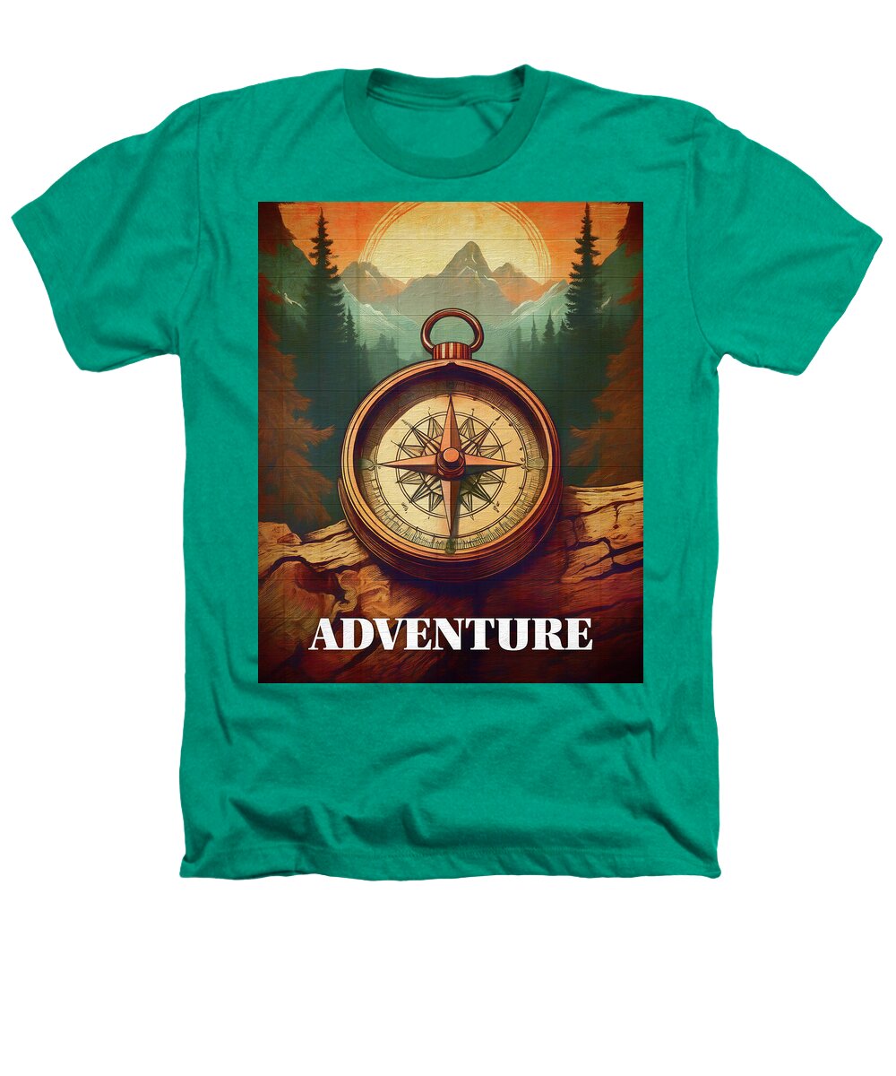 Adventure Compass Rustic - Heathers T-Shirt